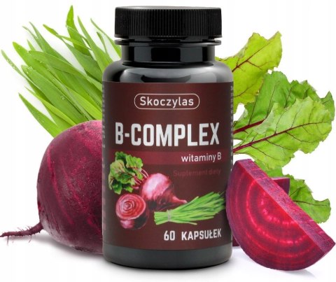 B-Complex z ekstraktem z buraka i młodego jęczmienia 60 kaps. B-Complex z ekstraktem z buraka i młodego jęczmienia 60 kaps.