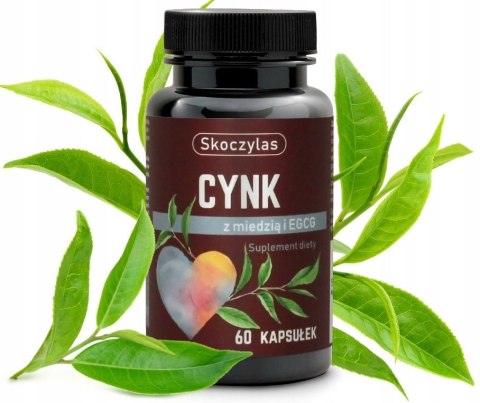 CYNK MIEDŹ i ekstrakt z zielonej herbaty 60 kaps. CYNK MIEDŹ i ekstrakt z zielonej herbaty 60 kaps.