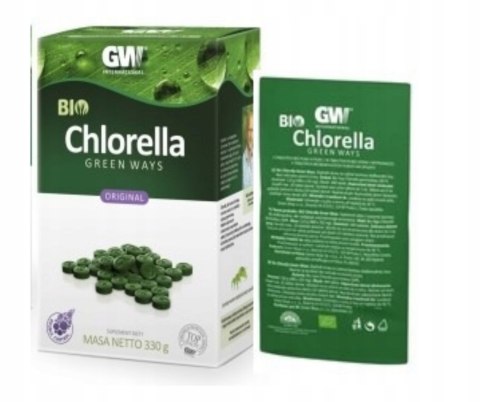 Chlorella Green Ways CHLOROFIL tabletki 440 szt. 110 g Chlorella Green Ways CHLOROFIL tabletki 440 szt. 110 g