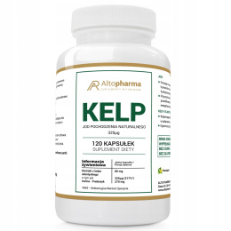 Kelp ekstrakt jod 325 mcg + prebiotyk 120 kaps