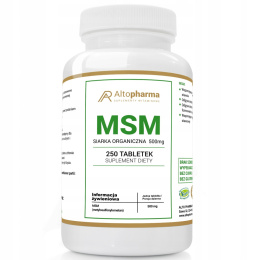 MSM Siarka organiczna 500 mg tabletki 250 szt