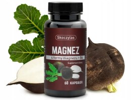 Magnez 4 formy -czarna rzepa i wItamina B6-Skoczylas 60 kap