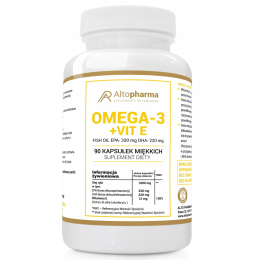 OMEGA 3 - EPA 330 mg  DHA 220 mg + WITAMINA E