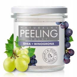 Peeling solny z pestkami z winogron imasłem shea 100% naturalny VEGE eFiore