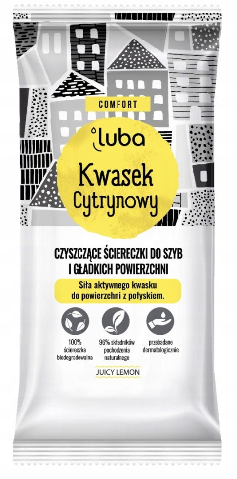 Ściereczki Luba Comfort Kwasek Cytrynowy 24 szt Magrou Ściereczki Luba Comfort Kwasek Cytrynowy 24 szt Magrou