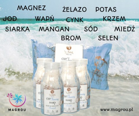 Sól Morza Martwego lawenda, ylang ylang, rumianek, rozmaryn Dr.Nona 1,2 kg Sól Morza Martwego lawenda, ylang ylang, rumianek, rozmaryn Dr.Nona 1,2 kg