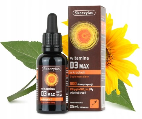 Witamina D3 Max skoczylas 30ml Witamina D3 Max skoczylas 30ml