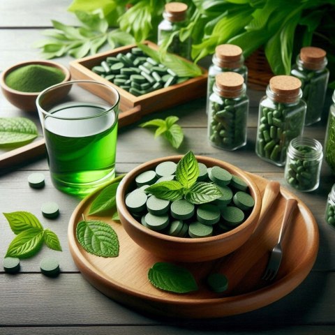 Chlorella Green Ways CHLOROFIL tabletki 440 szt. 110 g Chlorella Green Ways CHLOROFIL tabletki 440 szt. 110 g