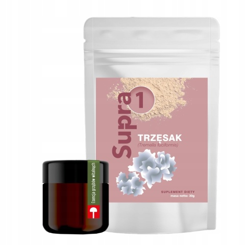 Supra1 Trzęsak Tremella w proszku 30 g Supra1 Trzęsak Tremella w proszku 30 g