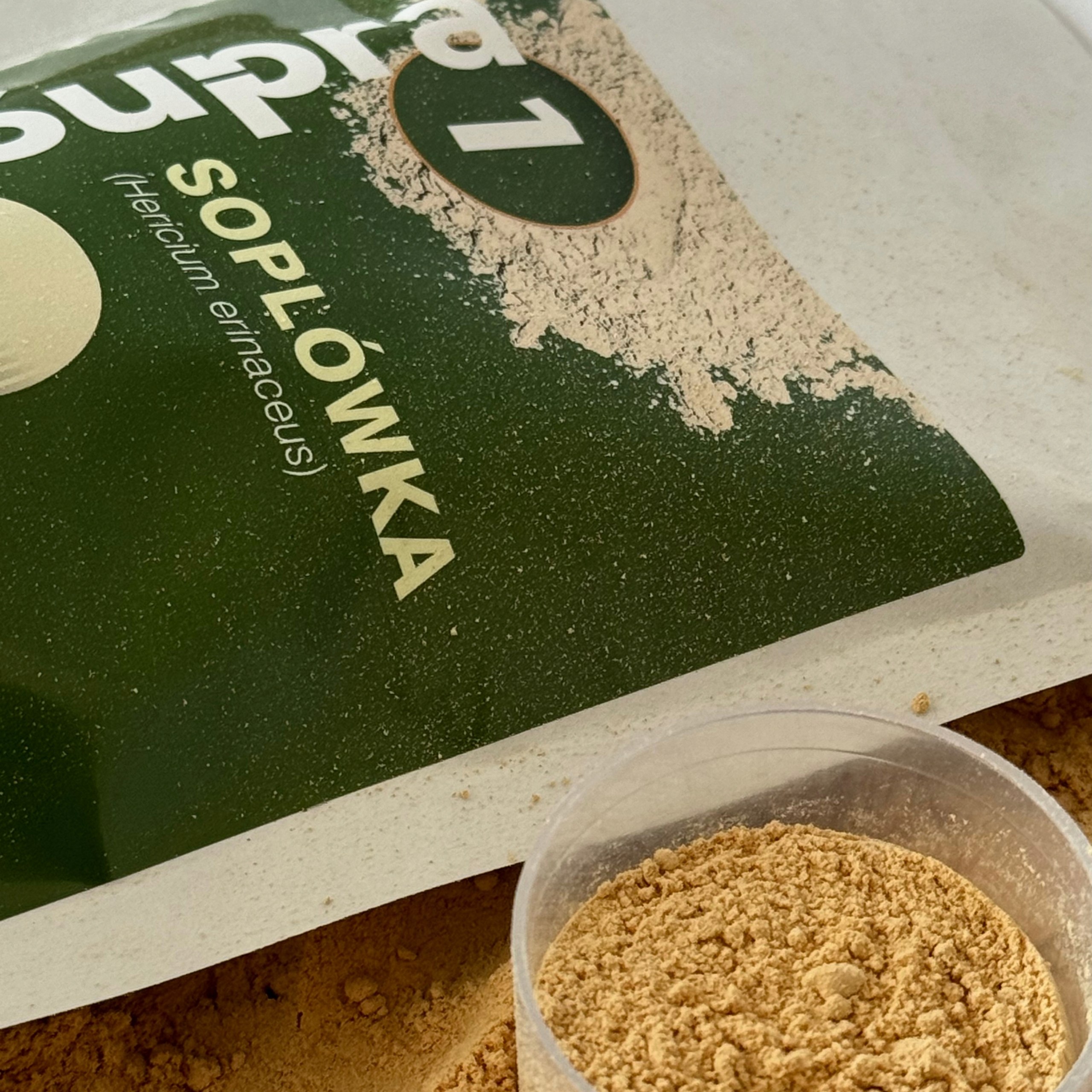 Supra1 Soplówka Jeżowata proszek 60g wsparcie dla układu pokarmowego Kod producenta Soplówka Jeżowata proszek 60g
